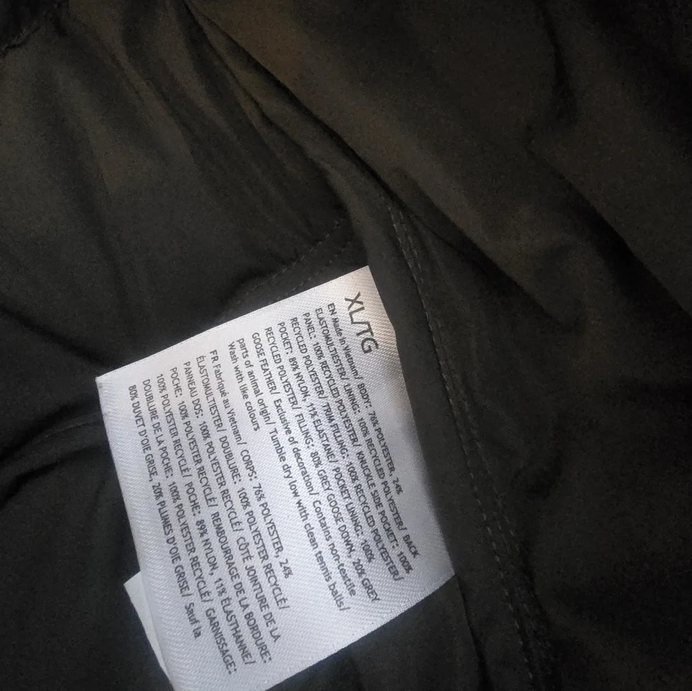 Men's Lululemon Wunder Puff Vest Army Green Size Xl